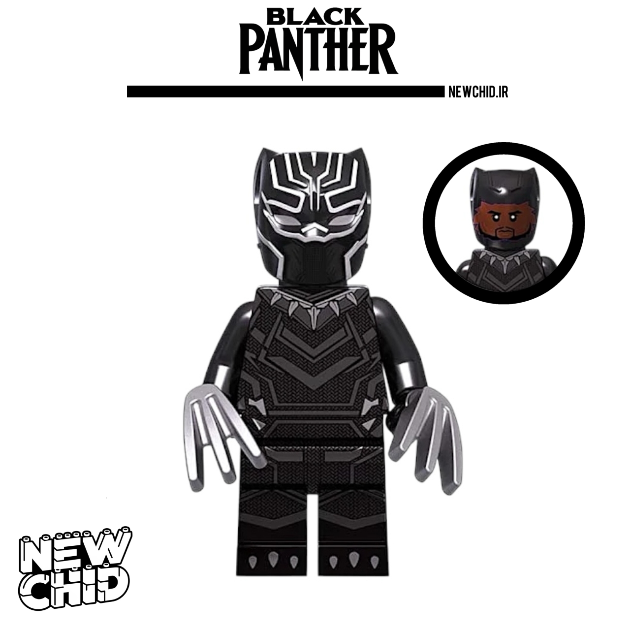 f1b7bb46033f4339a796d8c73966e742.jpeg مینی فیگور پلنگ سیاه مدل Tv1008 سازگار با قطعات لگو - Image 1