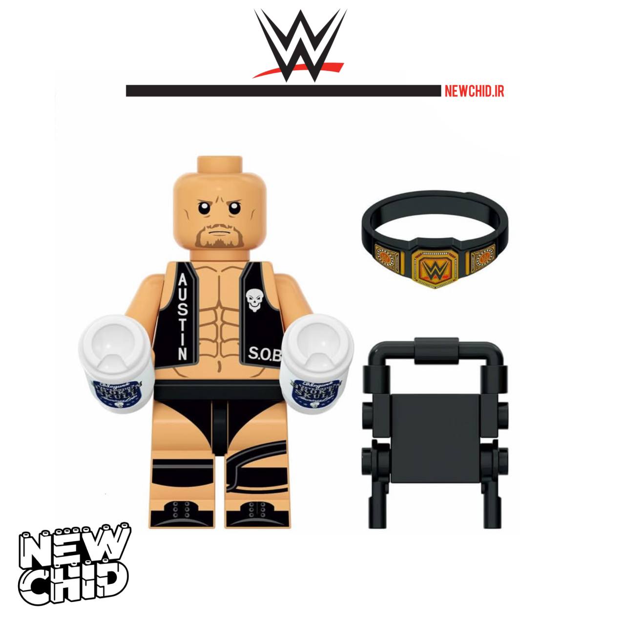 IMG_7144 مینی فیگور لگویی استیو آستین مدل MB1023 - Image 1